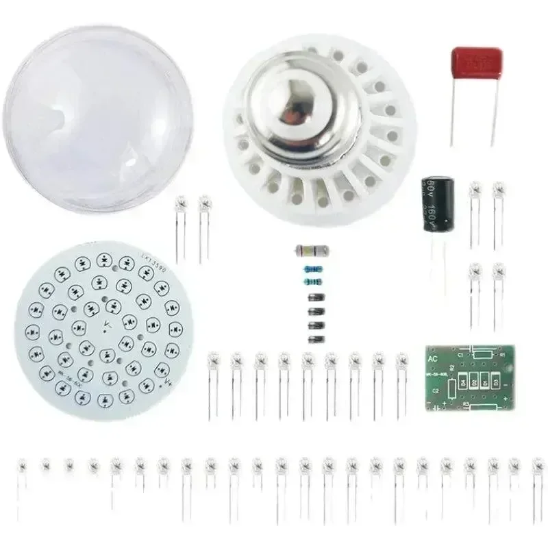 38-LED Energy-Saving Light DIY Kit High brightness LED beads met E40 Fitting