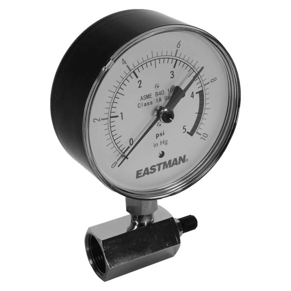 Energiezuinige HID Eastman Gas Test Gauge Assembly – 4″ Face 5 LB