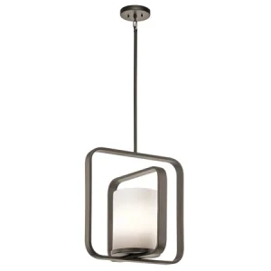 LAMPARA COLGANTE CITY LOFT MED 1LT KICHLER voor Straatverlichting