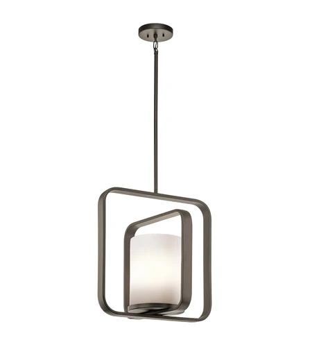 LAMPARA COLGANTE CITY LOFT MED 1LT KICHLER voor Straatverlichting