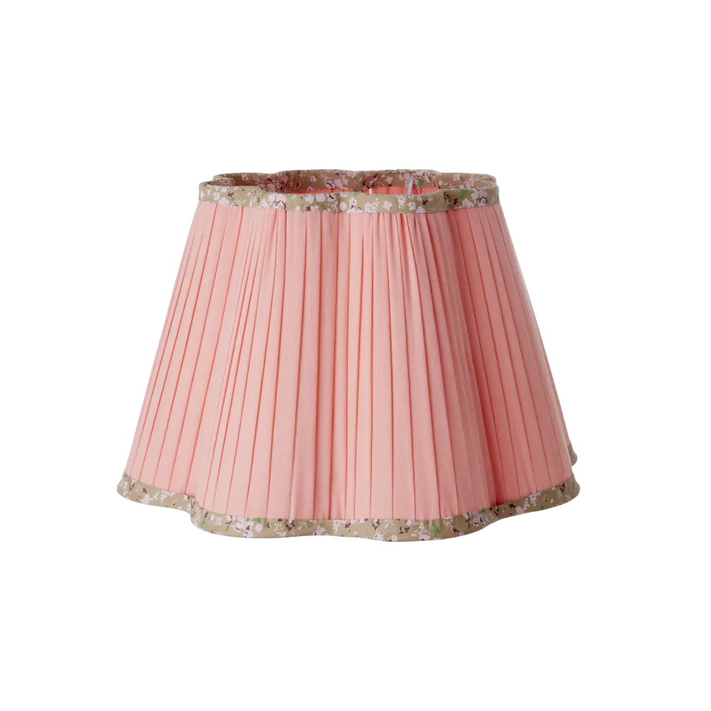 Large Katoenmix Lampshade - Soft Pink voor Straatverlichting