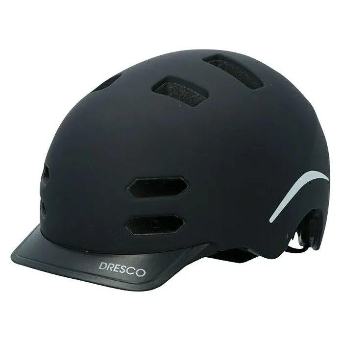 Dresco Fietshelm Urban Pedelec Groot 58 tot 61 cm - L, Zwart