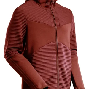 MASCOT Customized Fleece capuchontrui rits - 22603-681 - herfstrood - maat XS