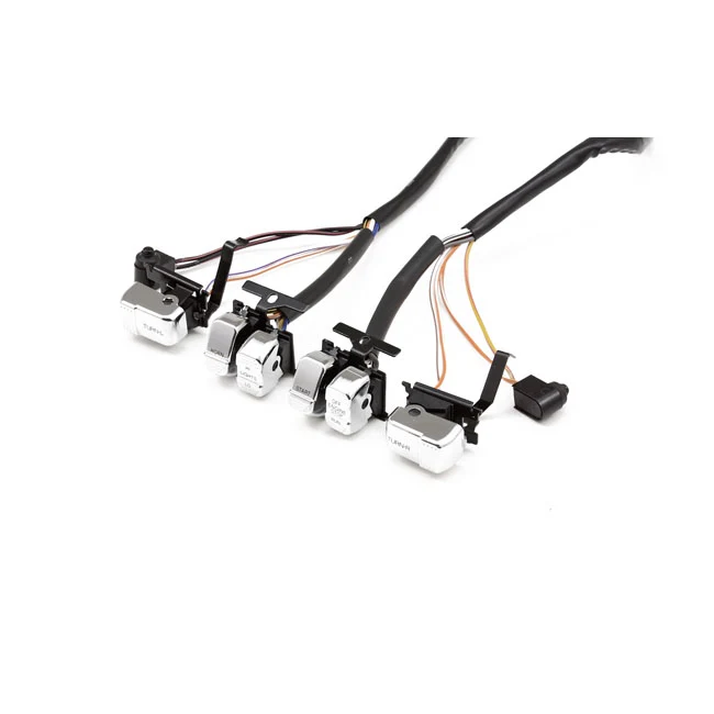 H.Bar Harness & Metaalglans Switch Kit Harley-Davidson