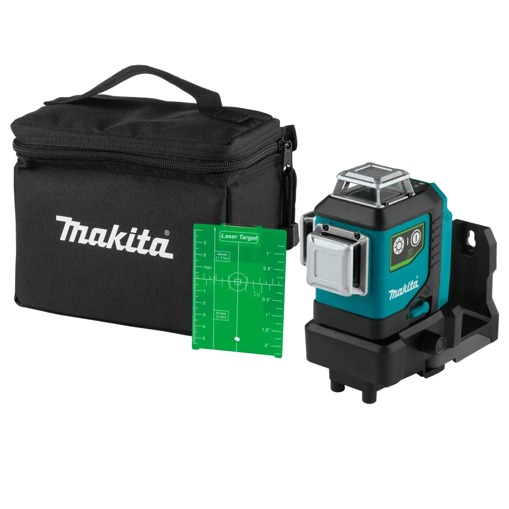 MAKITA 12V MAX CXT® Self‑Leveling 360° 3‑Plane Olijfgroen Laser (Tool Only)