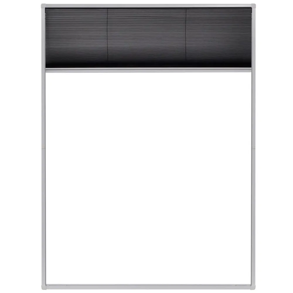 Binnenzonwering Raamhor plissé 60x80 cm aluminium