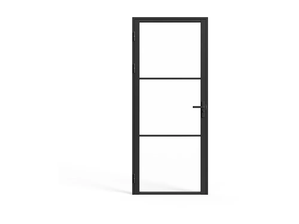Deur van aluminium en gehard glas - H204 x B83 cm - MASERU