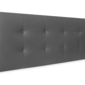DHOME Getuft kunstleer hoofdeinde 150x60cm bedden 150 - grijs