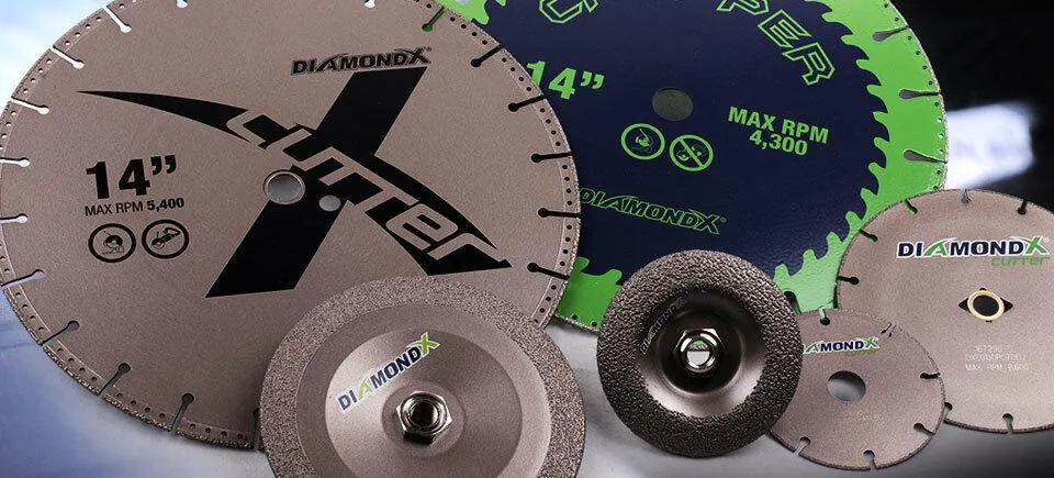3" Diamond X Van metaal Cutting Blade Cut-Off Wheel - Type 1 Angle Grinders