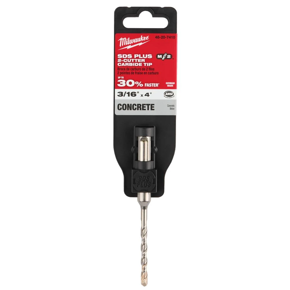 Milwaukee Tools 3/16"x4-1/2" SDS Bit 48-20-7410