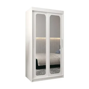 PROMO T3 KLEDINGKAST MET SCHUIFDEUREN 200/100/62 2 deuren (wit/wit)