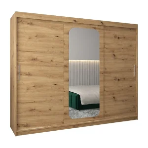 PROMO T2 KLEDINGKAST MET SCHUIFDEUREN 200/250/62 3 deuren (artisan/artisan)