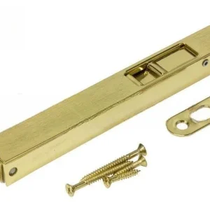 Residential Entry Door 7-1/8" Messing Flush Bolt