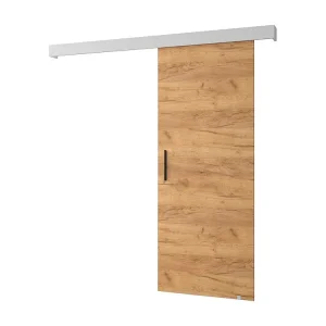 Schuifdeuren Salwador I 70x204 cm (Eiken Kraft / Wit / Zwart)