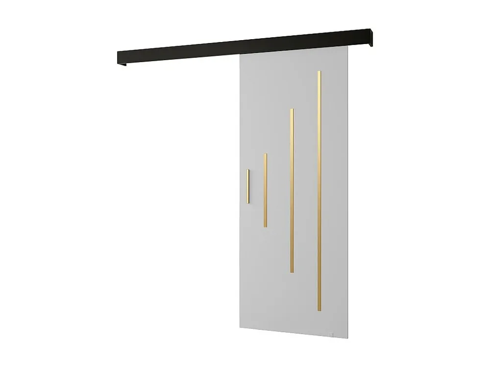Schuifdeuren Salwador Y 70x204 cm (Wit / Zwart / Gouden)