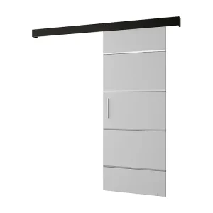 Schuifdeuren Salwador IV 70x204 cm (Wit / Zwart / Zilver)