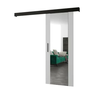 Schuifdeuren Salwador II 70x204 cm (Wit / Zwart / Zwart)