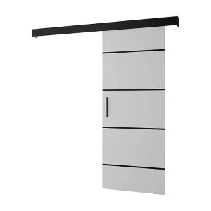 Schuifdeuren Salwador IV 70x204 cm (Wit / Zwart / Zwart)