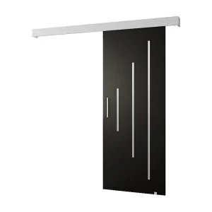 Schuifdeuren Salwador Y 70x204 cm (Zwart / Wit / Zilver)