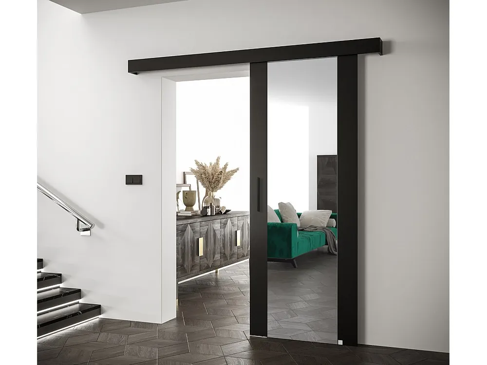 Schuifdeuren Salwador II 70x204 cm (Zwart / Zwart / Zwart)