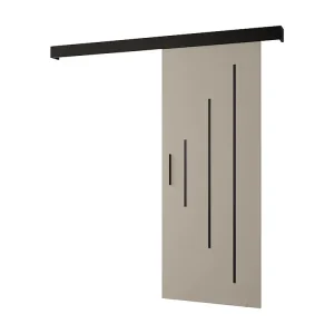 Schuifdeuren Salwador Y 80x204 cm (Casjmier / Zwart / Zwart)
