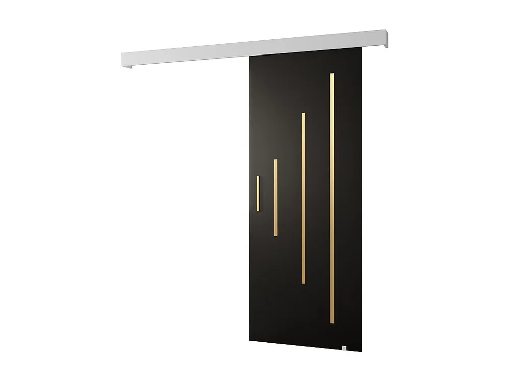 Schuifdeuren Salwador Y 80x204 cm (Zwart / Wit / Gouden)
