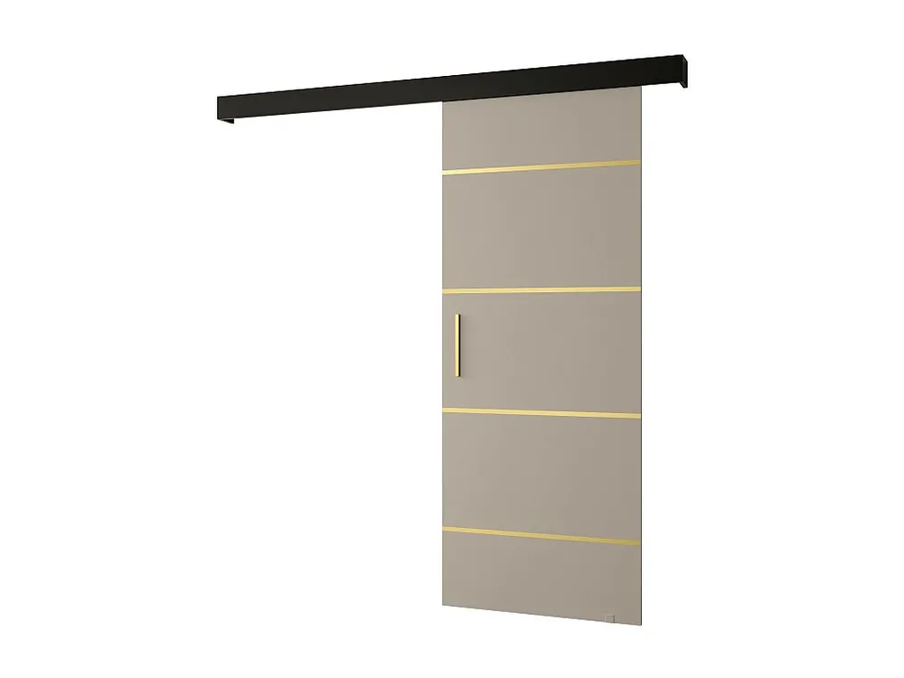 Schuifdeuren Salwador IV 90x204 cm (Casjmier / Zwart / Gouden)