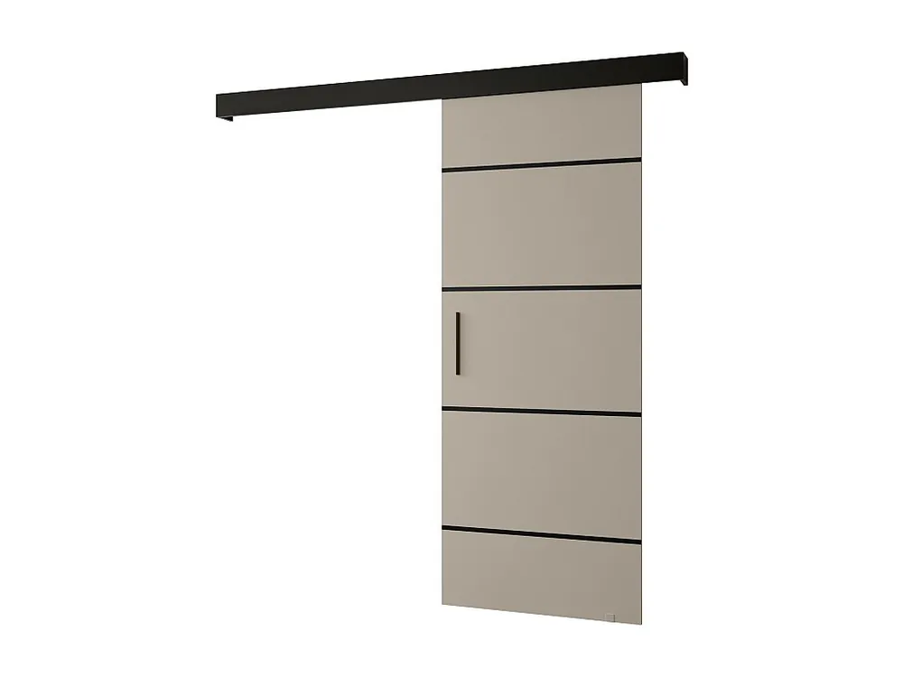 Schuifdeuren Salwador IV 90x204 cm (Casjmier / Zwart / Zwart)