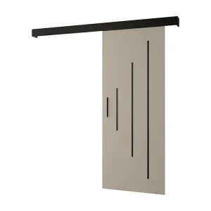 Schuifdeuren Salwador Y 90x204 cm (Casjmier / Zwart / Zwart)