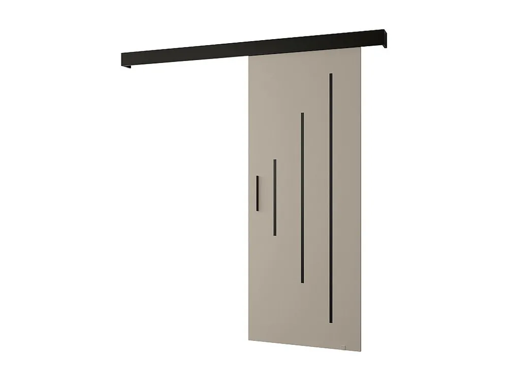 Schuifdeuren Salwador Y 90x204 cm (Casjmier / Zwart / Zwart)
