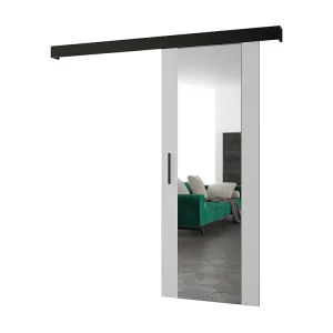 Schuifdeuren Salwador II 90x204 cm (Wit / Zwart / Zwart)