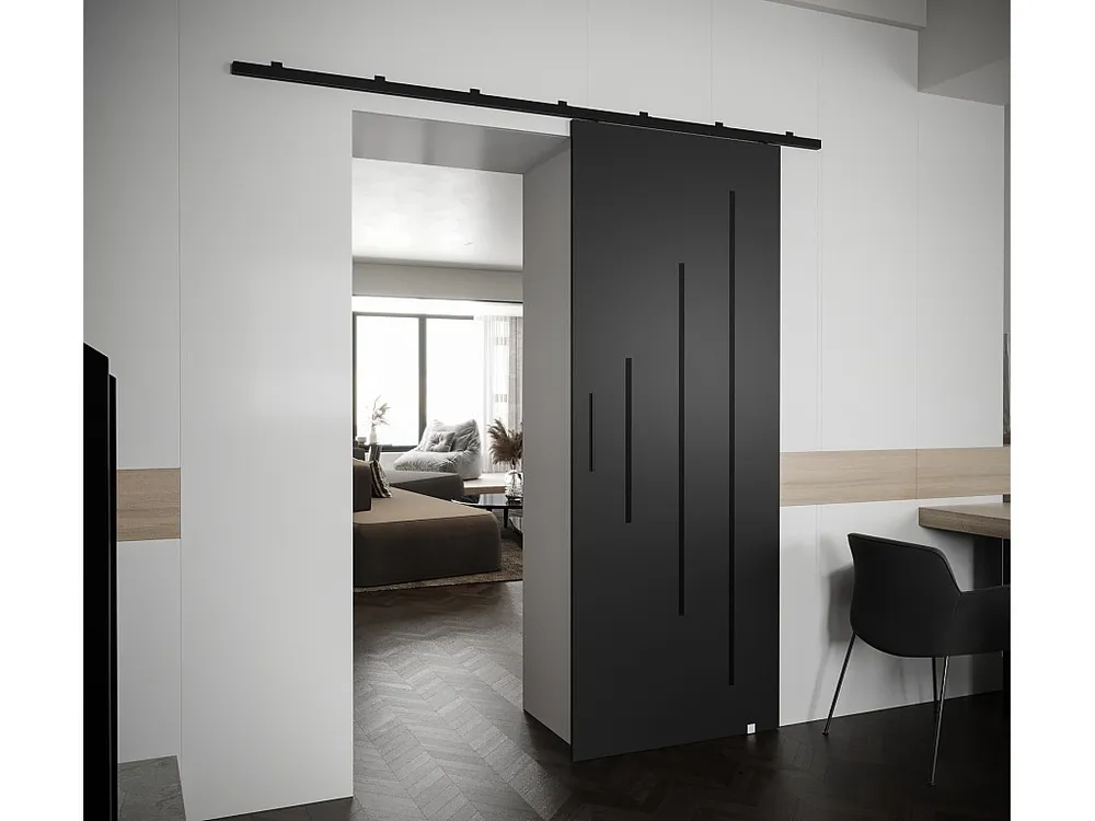 Schuifdeuren Zonda Y 70x204 cm (Zwart)