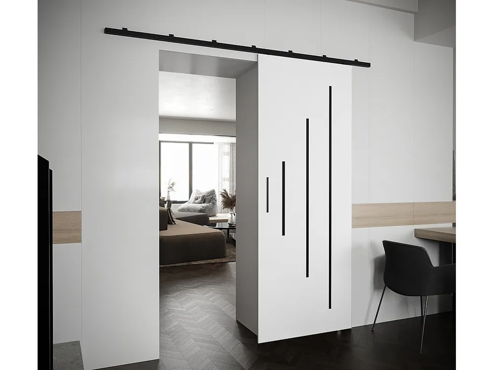 Schuifdeuren Zonda Y 80x204 cm (Wit)
