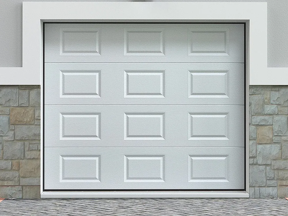Sectionale garagedeur CAOPAS wit - Gemotoriseerd - Koop nu betaalbaar online meubelshop