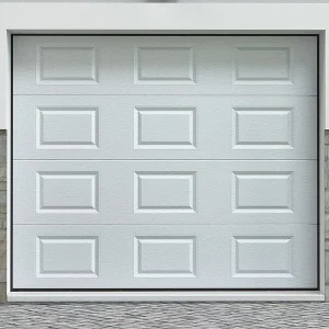 Sectionale garagedeur met witte cassette en Somfy motor - CAOPAS - Koop nu