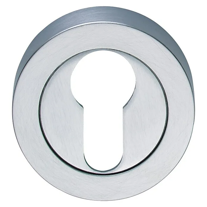 Solid Elements Rozet Cilinderroset SE 9290 - Diameter: 53 mm, Metaal, Mat chroom
