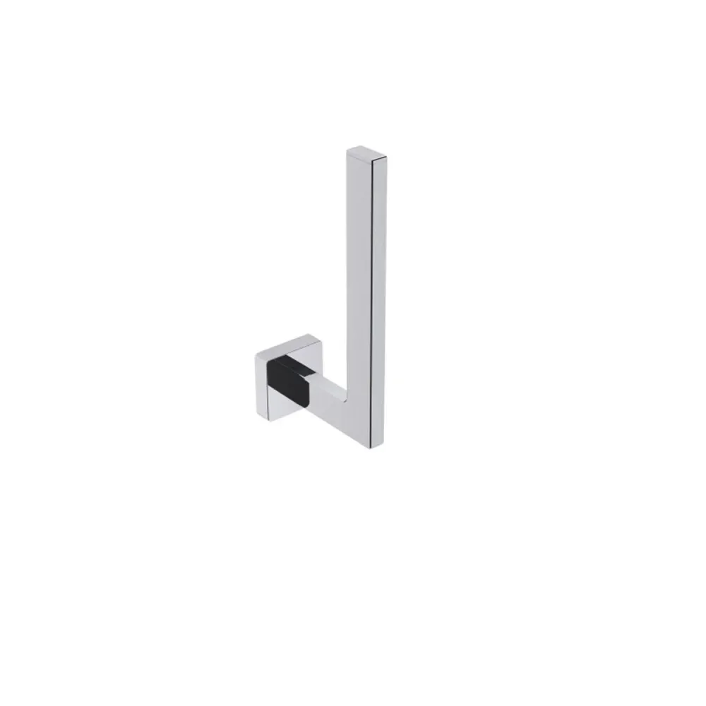 Wall-mountable roll holder reserve brass Dado collection Lineabeta - Satin metalen
