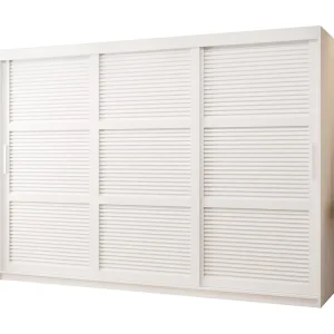 ZALUZJA KLEDINGKAST MET SCHUIFDEUREN 200/250/62 2 deuren (wit)