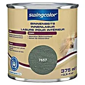 Professionele Kwaliteit swingcolor Houtbeits voor binnen - Mist grijs, 375 ml, Zijdemat