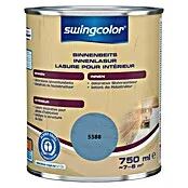 swingcolor Houtbeits voor binnen - Aquablauw, 750 ml, Zijdemat VOC-arm