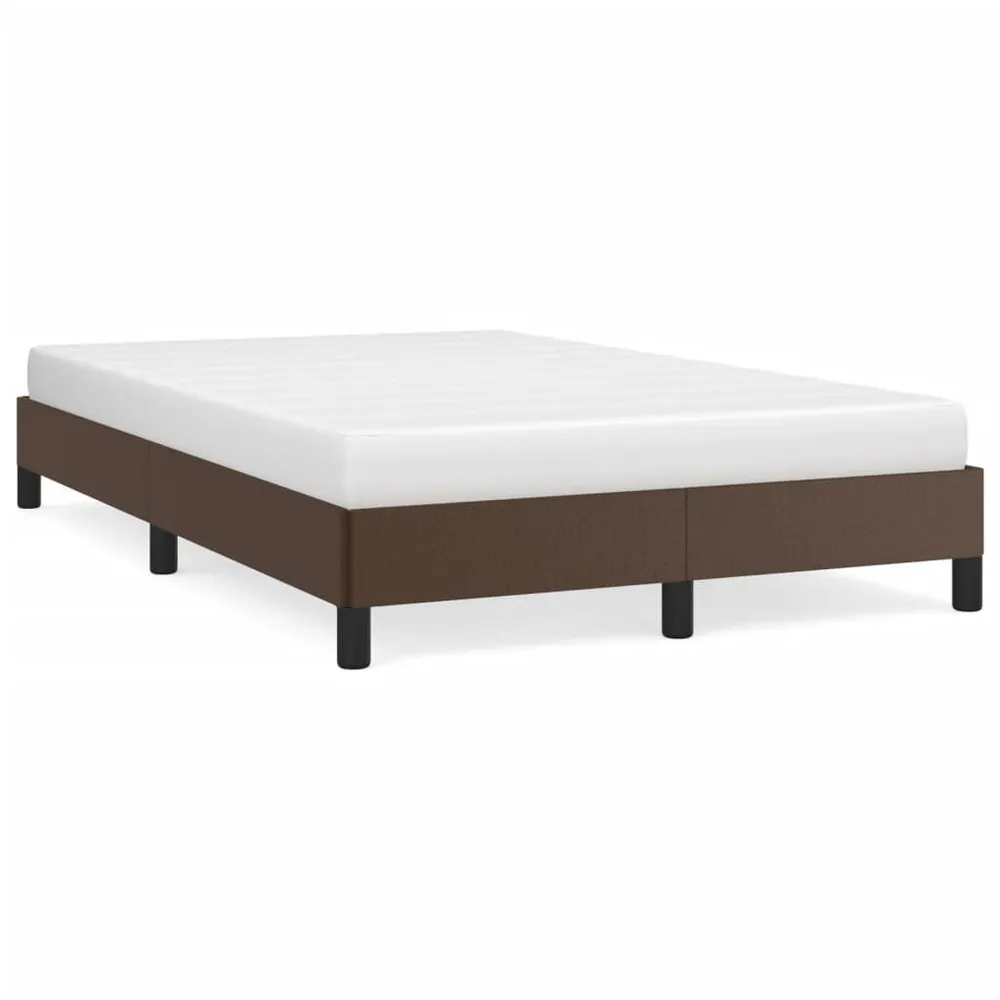 Bedframe kunstleer bruin 120x200 cm