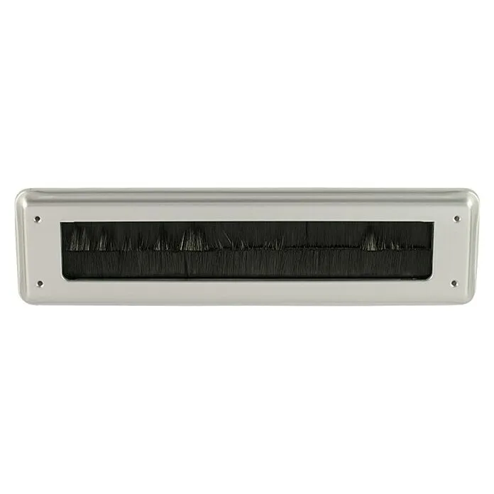Briefplaat binnen zonder klep Gevestigd - Grijs, Aluminium