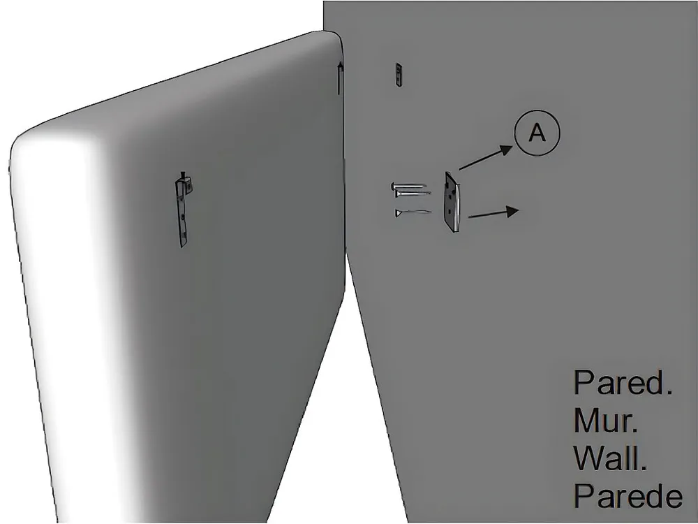 Gecapitonneerd hoofdeinde Rombo 150x60 cm Wit, Gewatteerd met Schuim, 8 cm dicht.