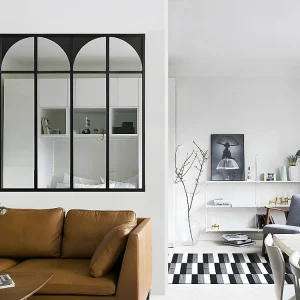 Glazen binnenraam aluminium met poedercoating - 120 x 130 cm - Koop nu betaalbaar online