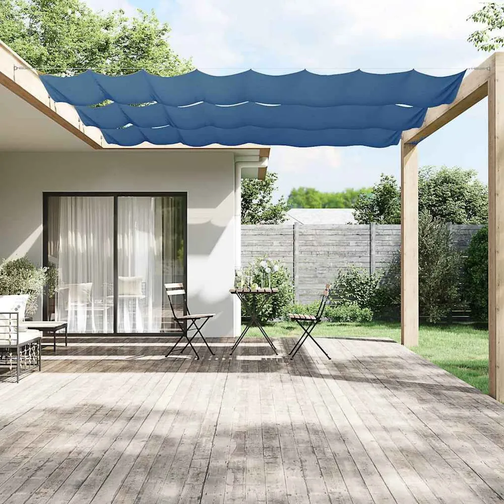 Luifel verticaal 60x600 cm oxford stof blauw