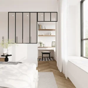 Raam werkplaats met bovenraam, L120 x H130 + L83 x H40 cm, zwart, BAYVIEW