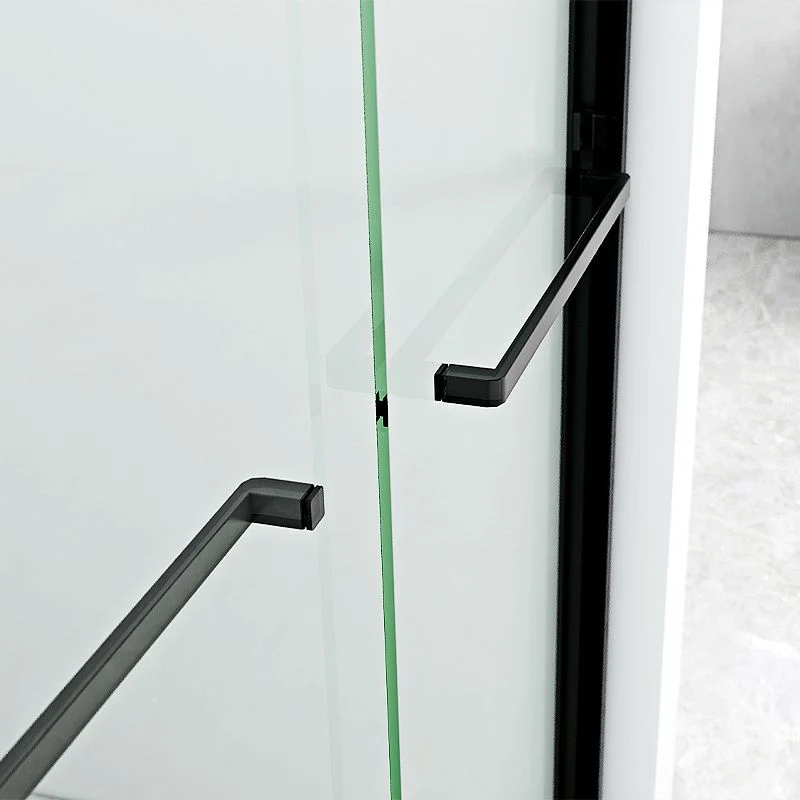 Semi Frameless Transparent Shower Bath Door Tweevoudig Sliding Shower Bath Door 47l