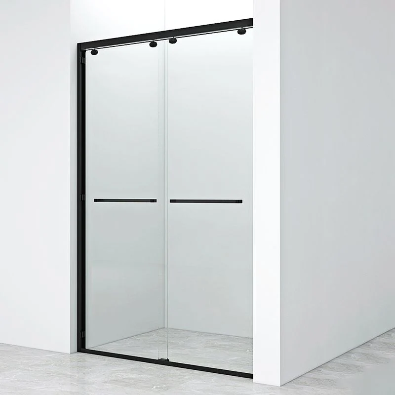 Semi Frameless Transparent Shower Bath Door Tweevoudig Sliding Shower Bath Door 47l
