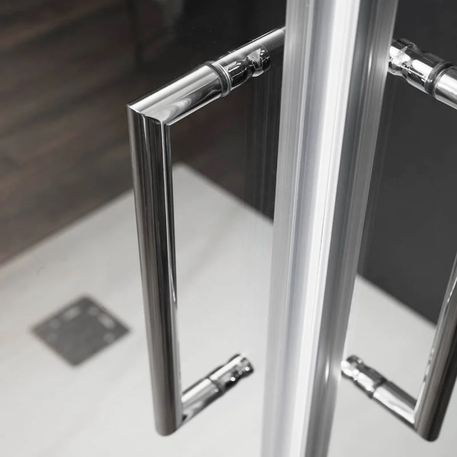 Sliding Shower Door 2 panels 200 cm helder crystal 6 mm Minerva