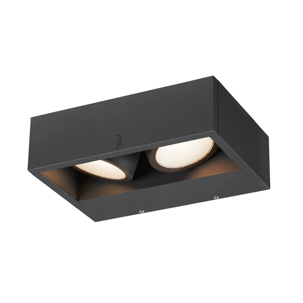 SLV Buitenlamp ESKINA FRAME IP65 Antraciet - Dubbel